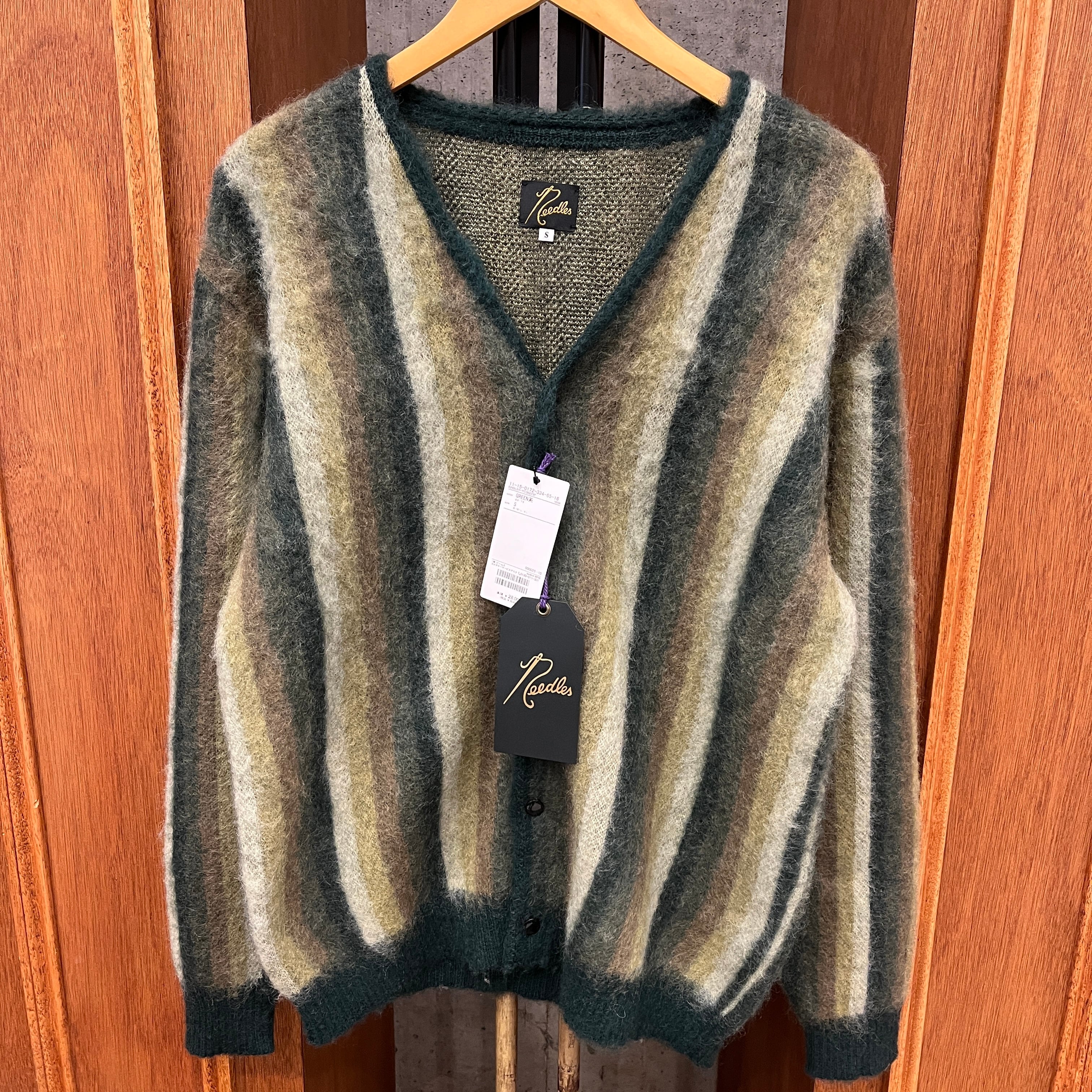 NEEDLES MIXED MOHAIR CARDIGAN 