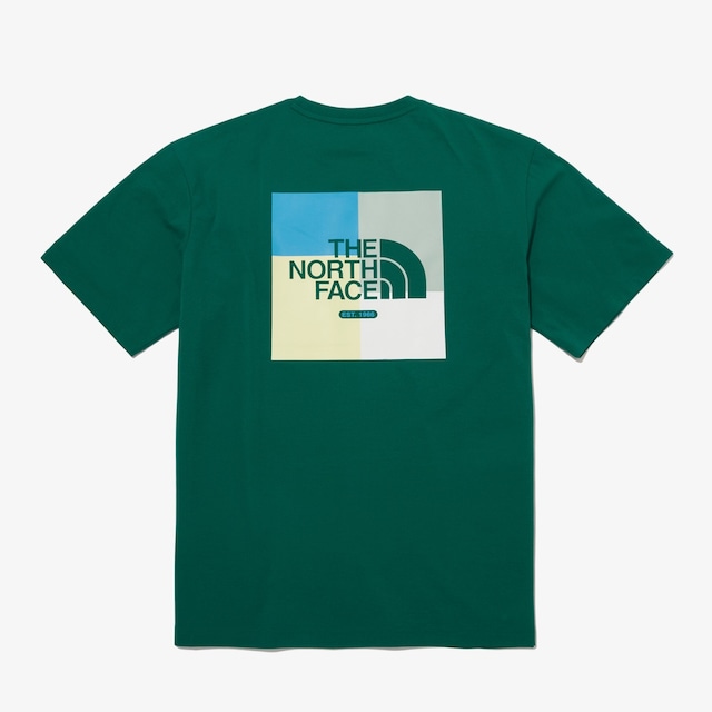 [THE NORTH FACE] COLOR PEAK S/S R/TEE DARK_GREEN 正規品 韓国ブランド 韓国代行 韓国通販 韓国ファッション ノースフェイス ホワイトレーベル ラベル