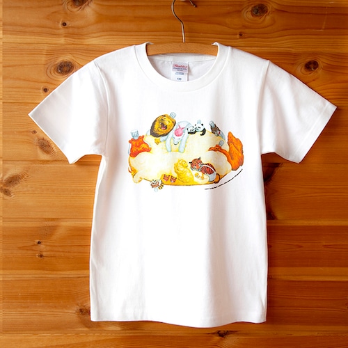 パンダくん いそいで！こどもTシャツ 130cm