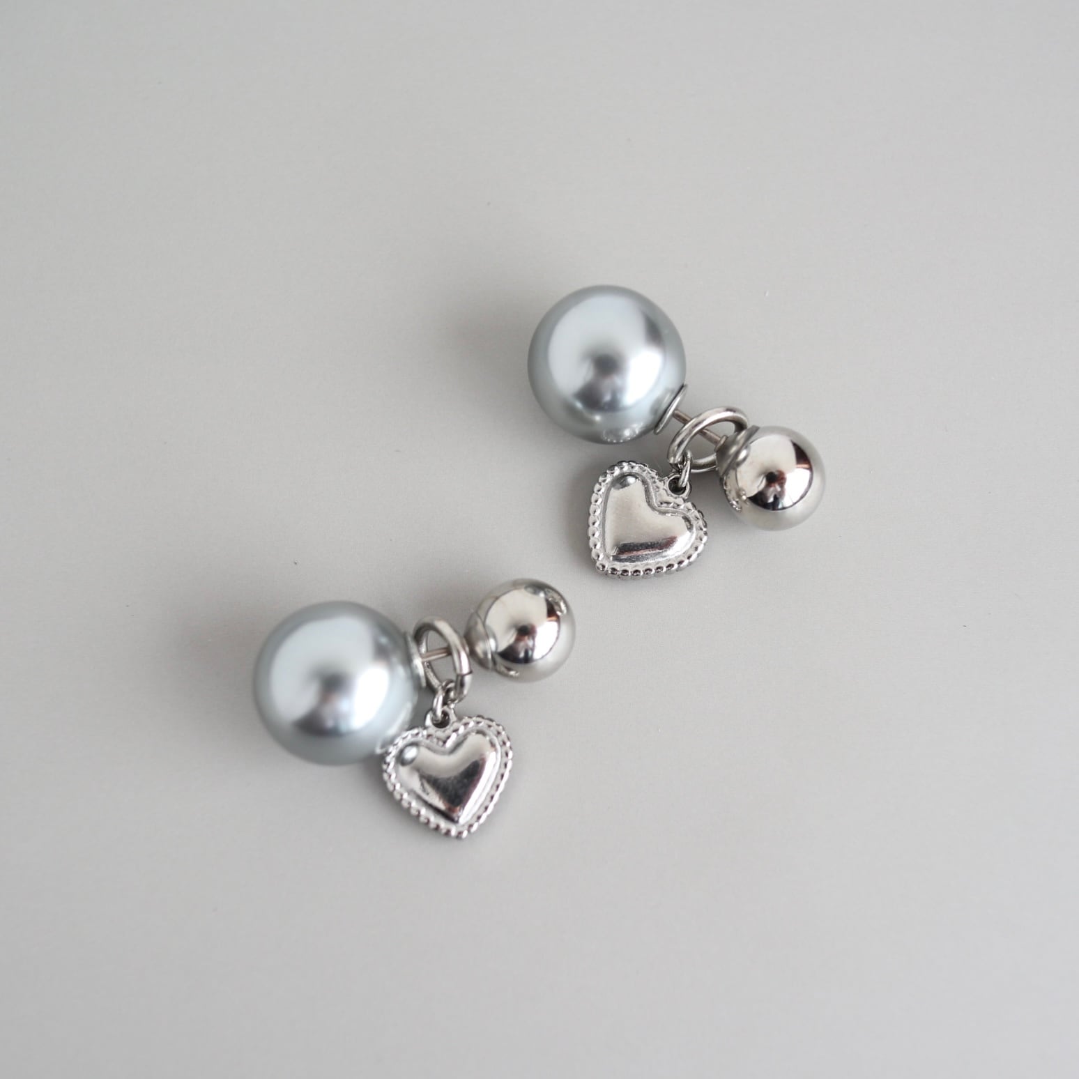 【ピアス】2way-silver-