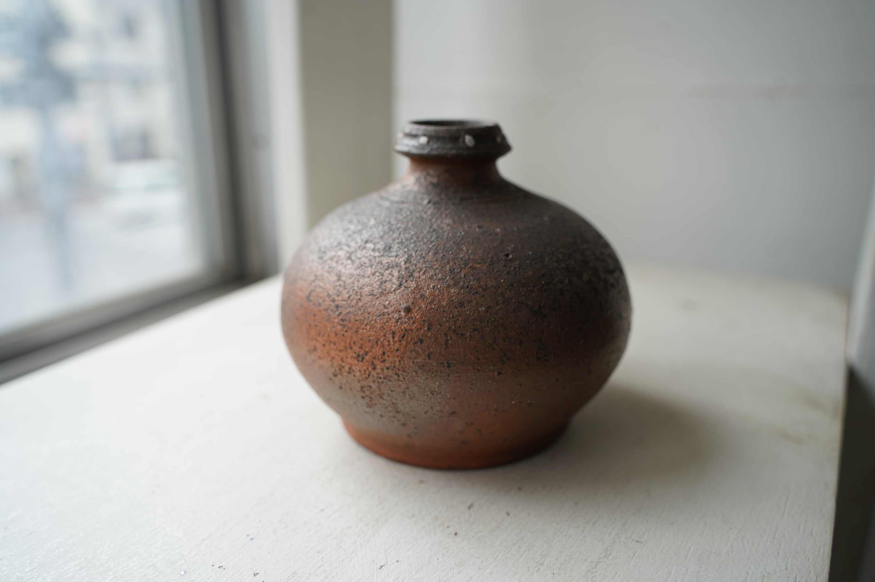 121 南蛮盤口瓶 (粒長石) 田中敬史 KEIJI TANAKA