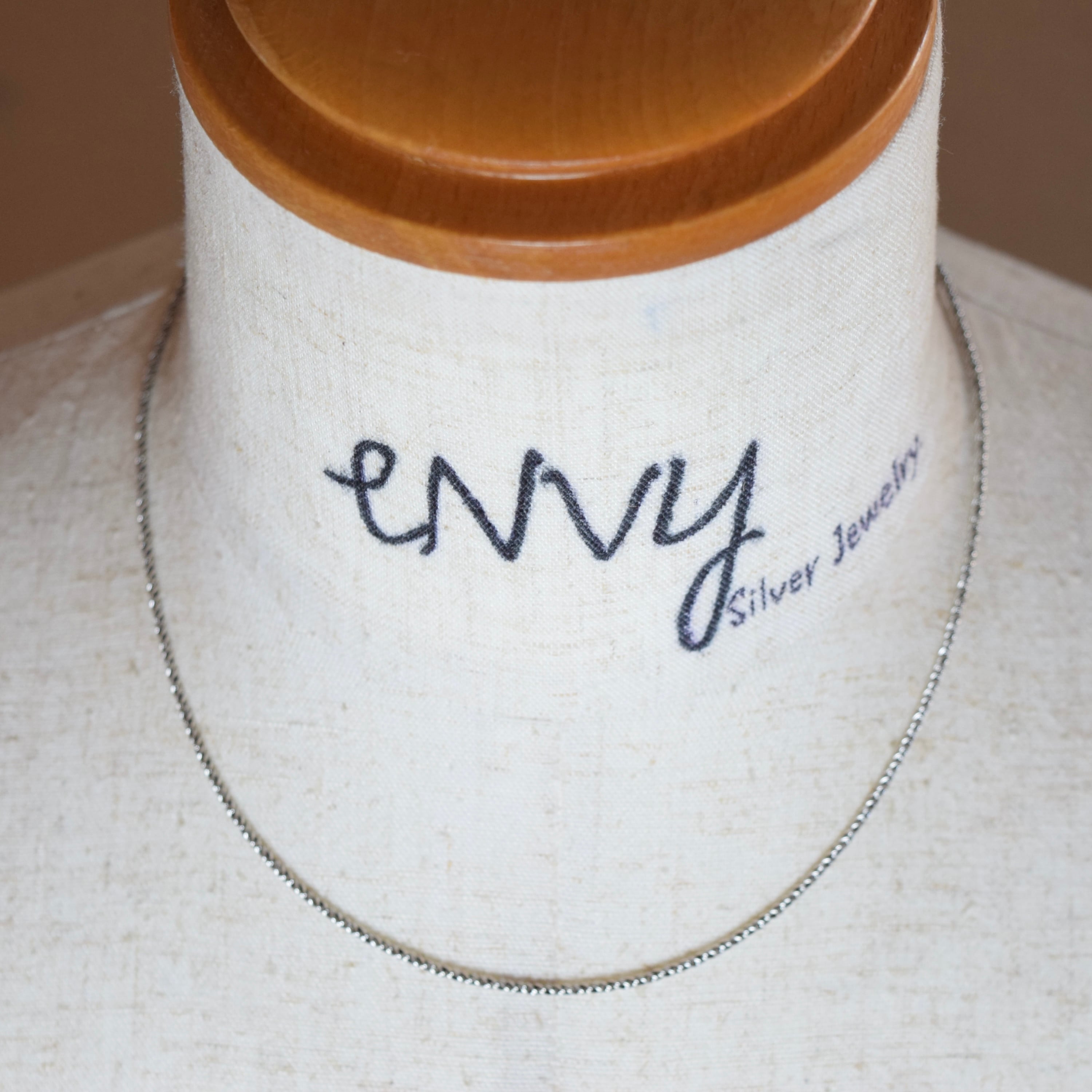 シルバー925 silver シャドウブレイドネックレス/45cm/軽研磨仕上げ