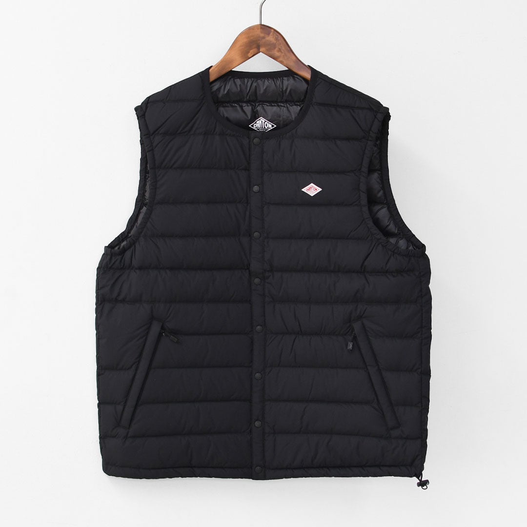 DANTON [ダントン] M NYLON TAFFETA INNER DOWN CREWNECK VEST [DT