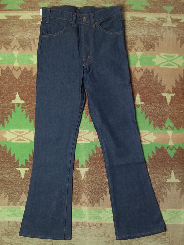 70s Levi's 646-0217 BELL BOTTOMS Denim Jeans (W30L32) DEAD-STOCK