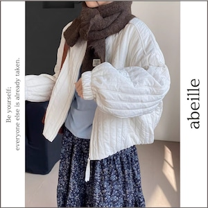 stripe quilting jacket 14030