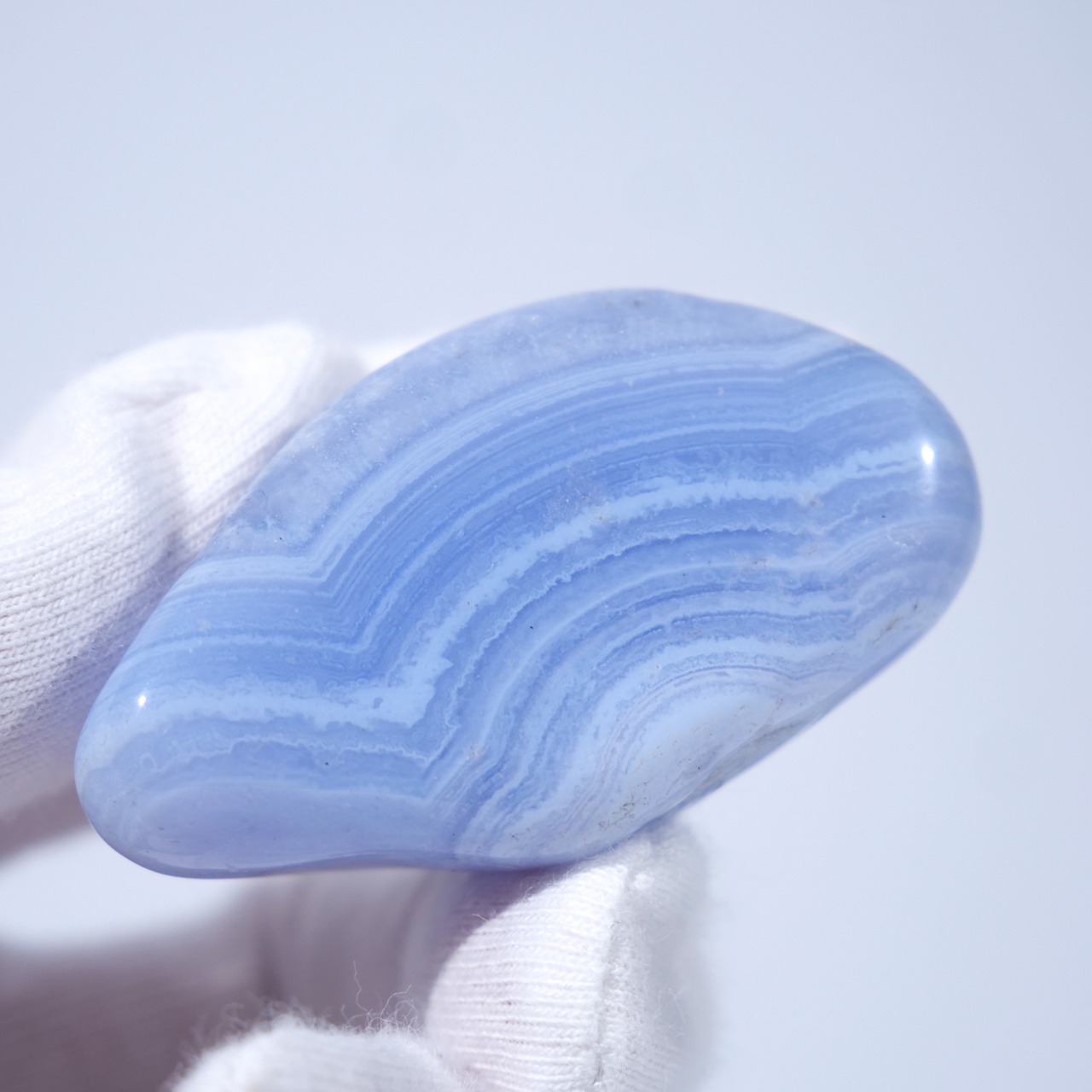 ブルーレースアゲート / タンブル 握り石