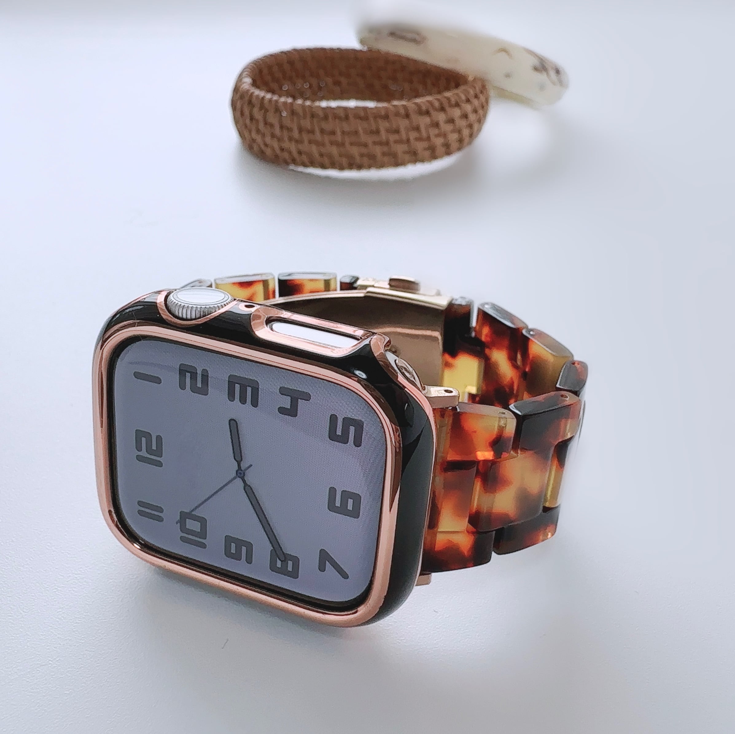 【The Posh Tech】ナチュラルべっ甲柄APPLE WATCHストラップ Apple Watch(アップルウォッチ)べっ甲柄バンド | Lune (リュンヌ)