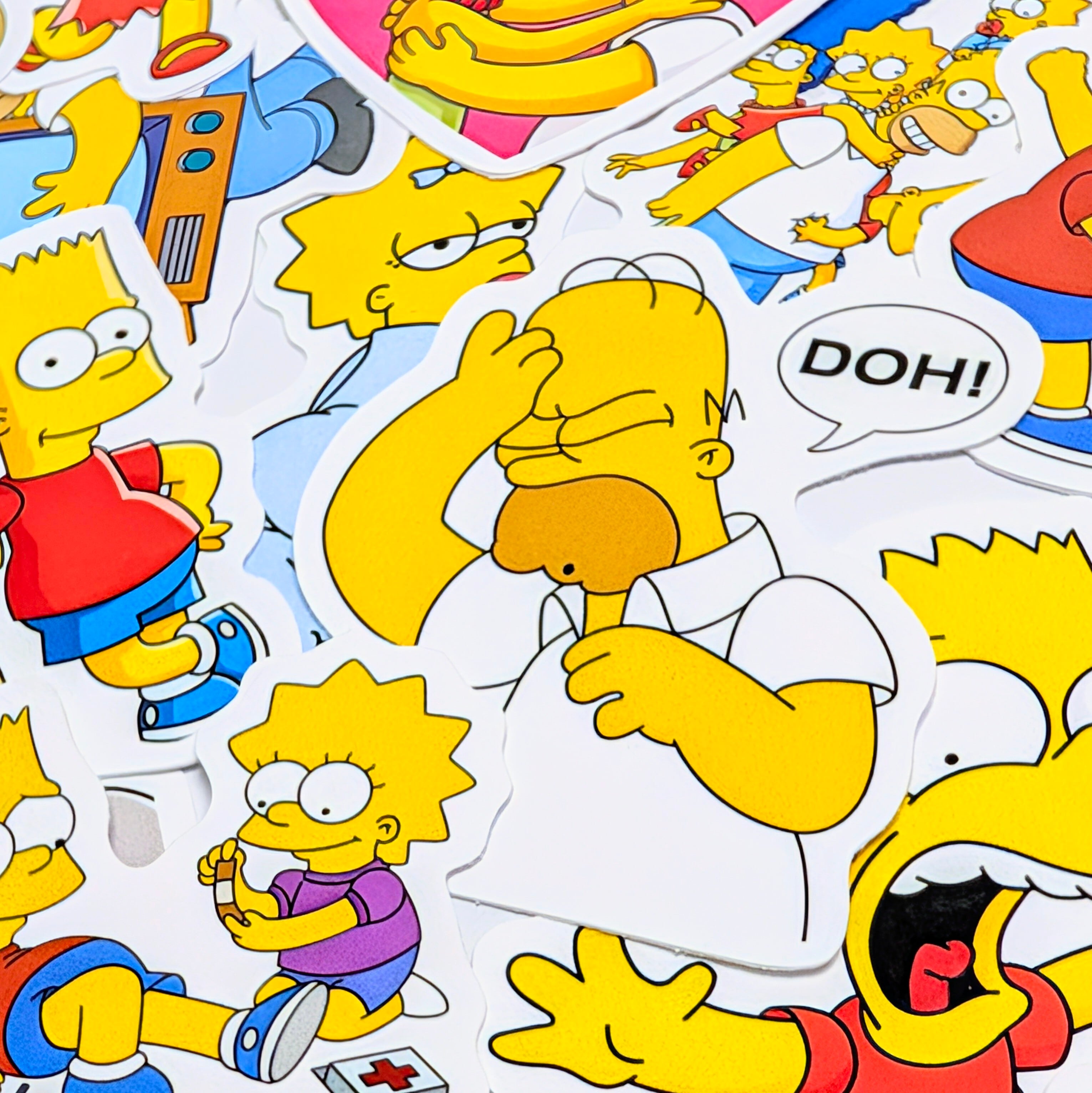 送料無料!【 The Simpsons / シンプソンズ 】【2】STICKER(ステッカー)50枚SET 〚アメリカン雑貨 アメトイ〛
