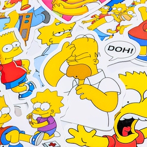 送料無料!【 The Simpsons / シンプソンズ 】【2】STICKER(ステッカー)50枚SET 〚アメリカン雑貨 アメトイ〛
