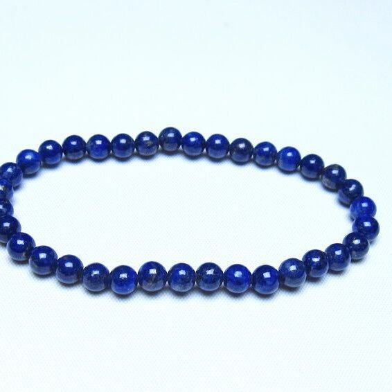 ラピスラズリ ブレスレット 5mm 一点物 メール便可 [M便 1/10] 111-48318