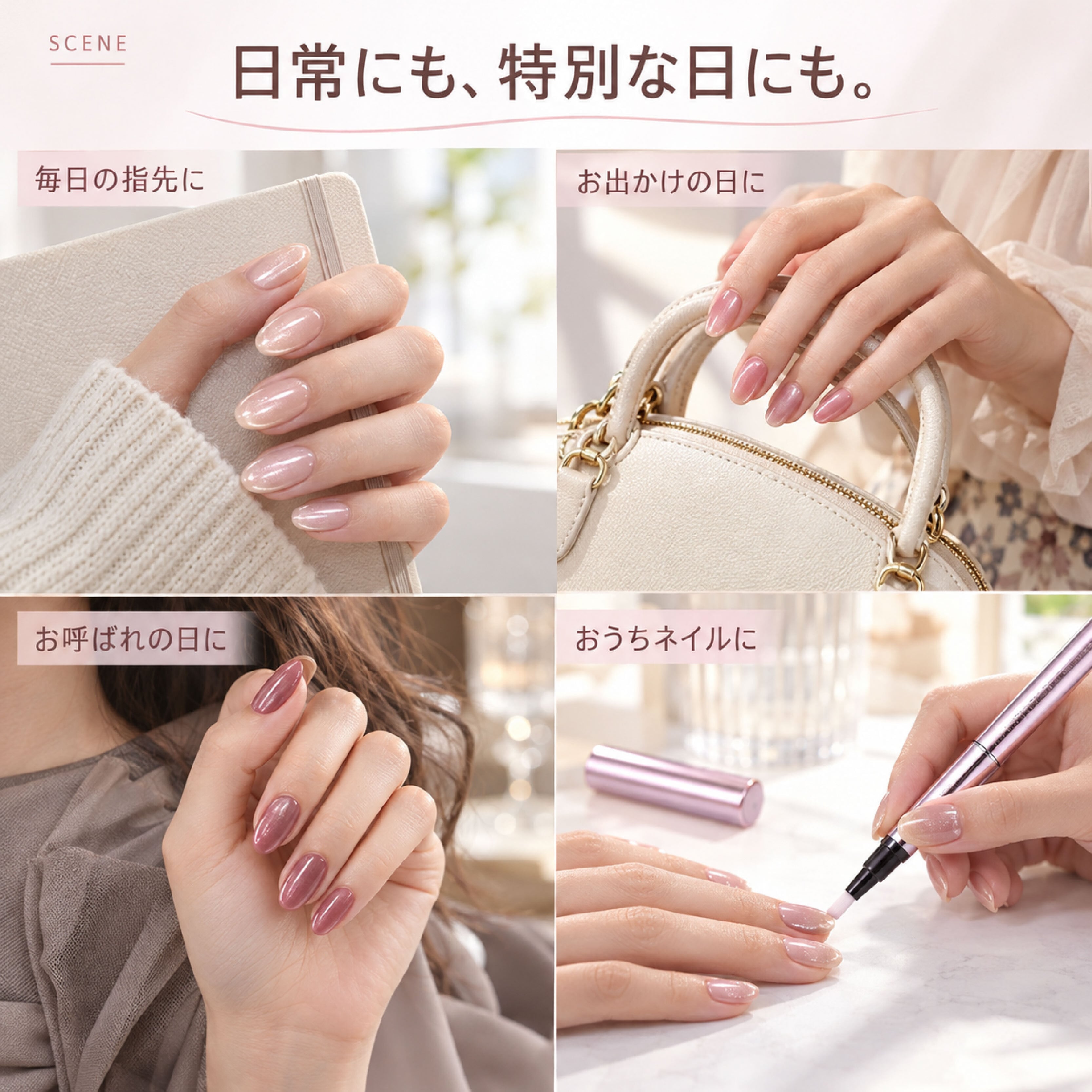 LZ 1317 .マグネットジェルネイルペン ジェルネイル ペンタイプ 筆付き