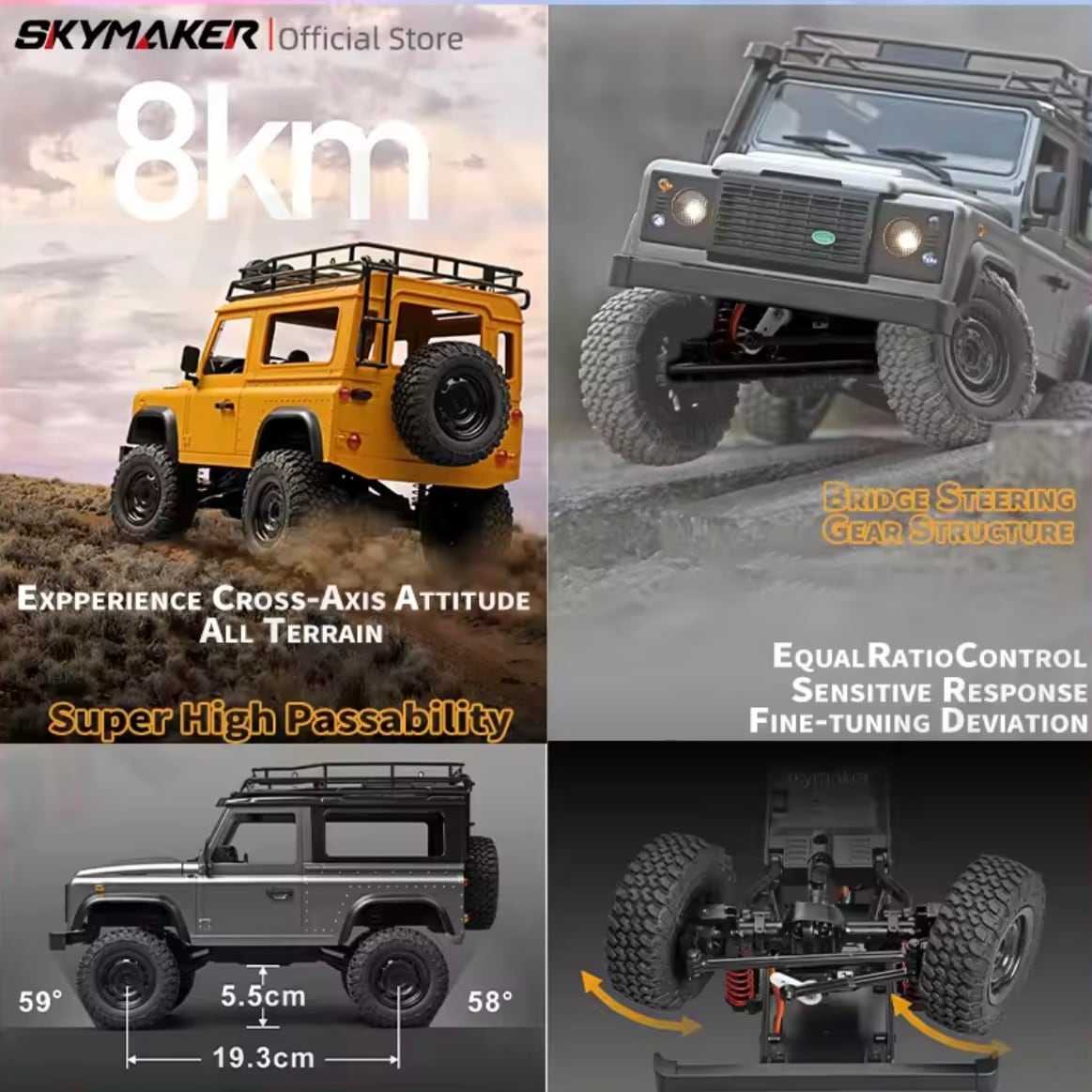 MN99s 1:12 MN モデル バージョン RC カー 4WD | RCKING