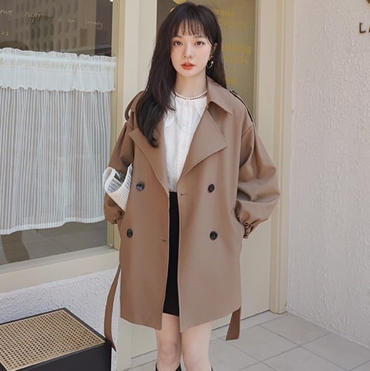 ジャケット アウター コート ブルゾン ジャケット ジャンパー 袖あり 長袖 Vネック 襟なし ビッグシルエット 前開き かわいい 大人可愛い シンプル 1eda8c94afac9a4a782ba5521a5cda