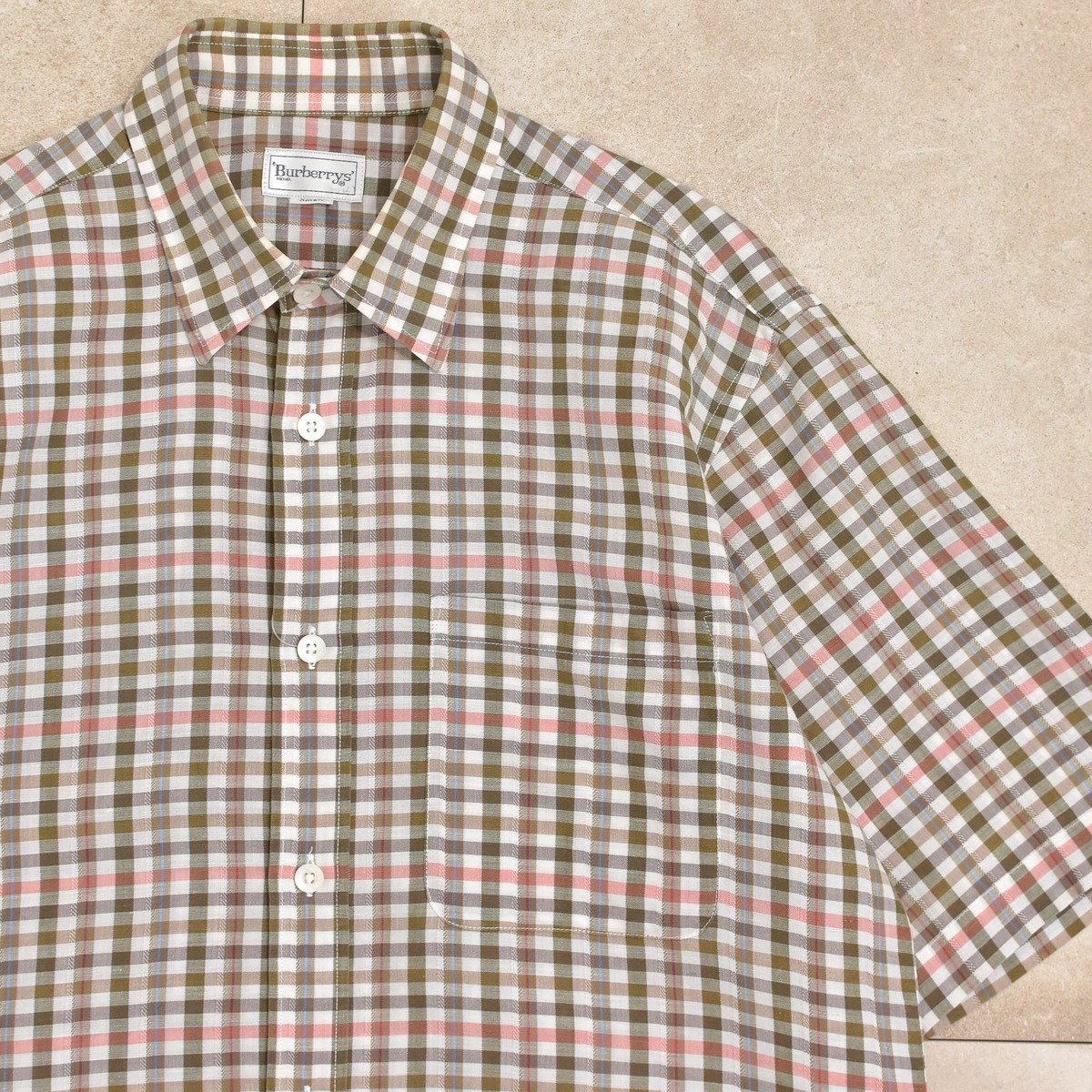 90s Burberrys SS check shirt | 古着屋 grin days memory 【公式  