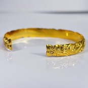 [HOT] Hibiscus Cutout Bangle