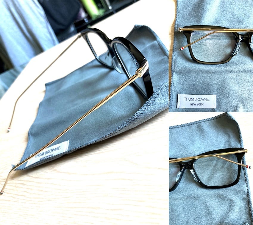 良好 完売 国内正規 THOM BROWNE トムブラウン メガネ TB-701 ブラック