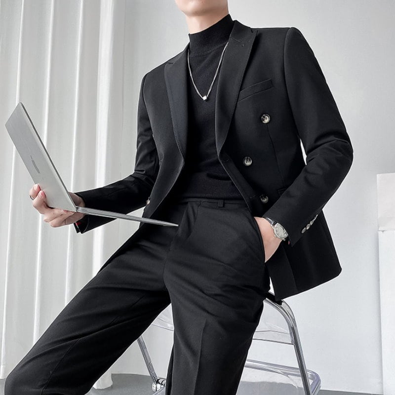 セットアップ メンズ スーツ フォーマルカジュアル ツーピーススリム