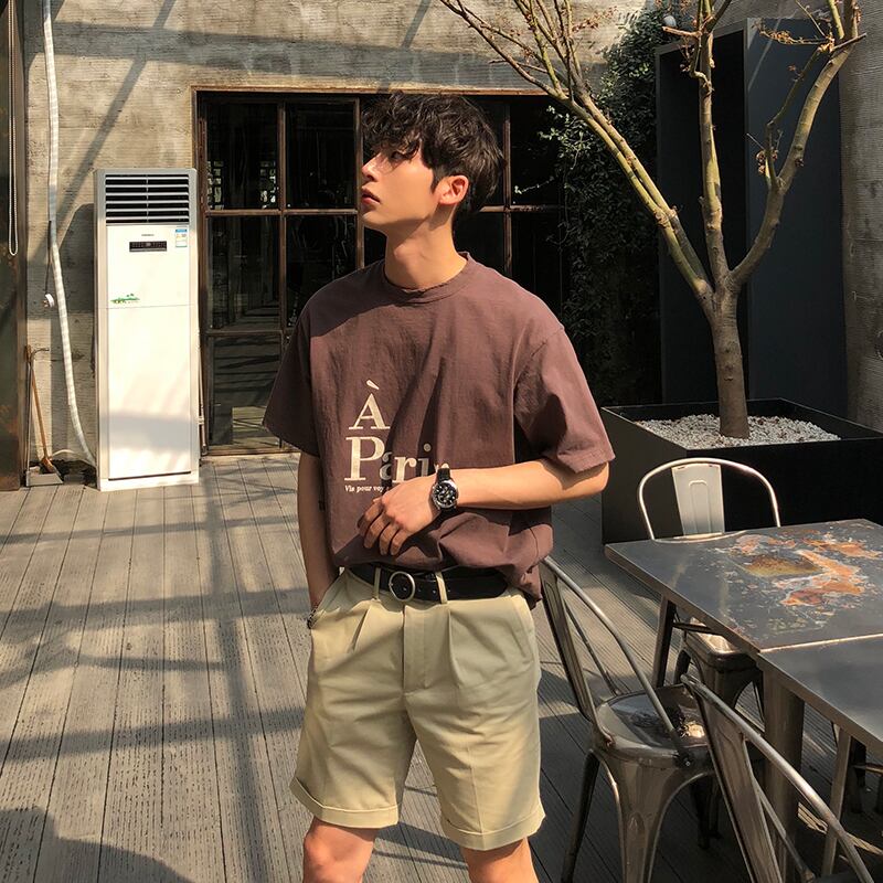 全1色 Tシャツ カットソー プリント カジュアル おしゃれ