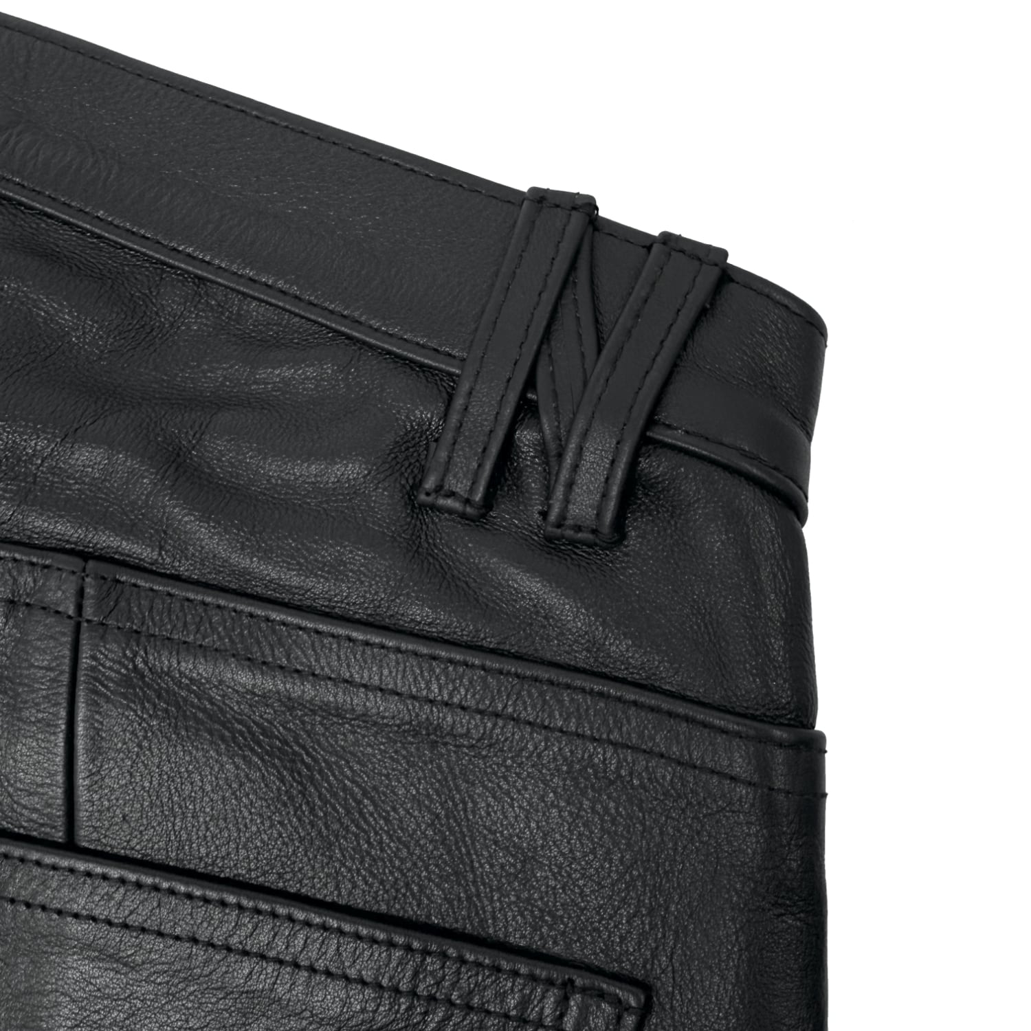 LAST NEST / Front Zip Leather Pants | HOLICK