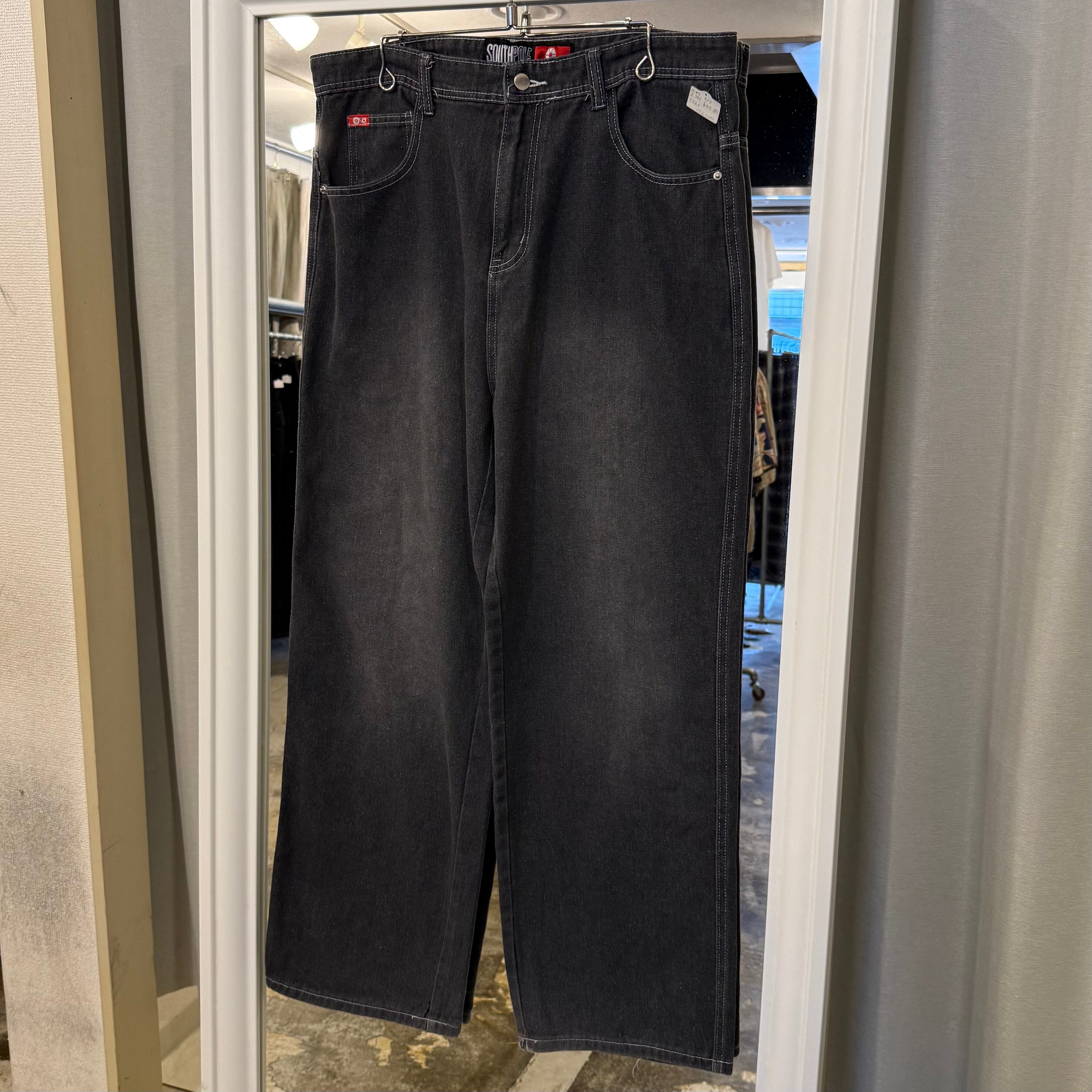SOUTHPOLE Wide Black Denim | spike osu