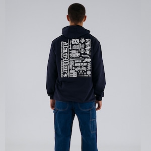 プログレス プルオーバー ダークブルー フーディー スウェット ダークブルー W26700 JETPILOT