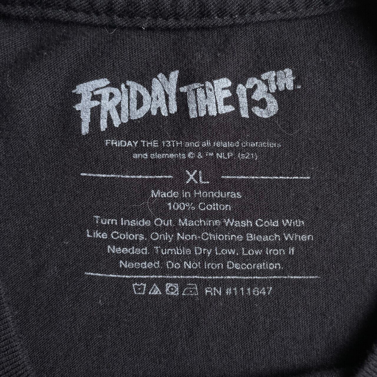 Friday the 13th 00s ジェイソン XL シャツ 黒 ブラック