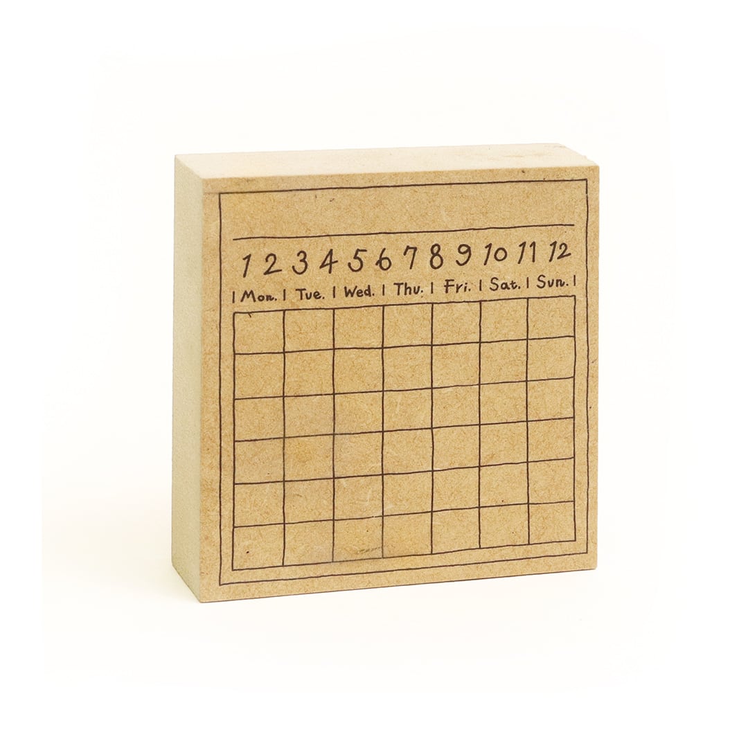 万年カレンダーはんこ 大 | ufu marché ONLINE