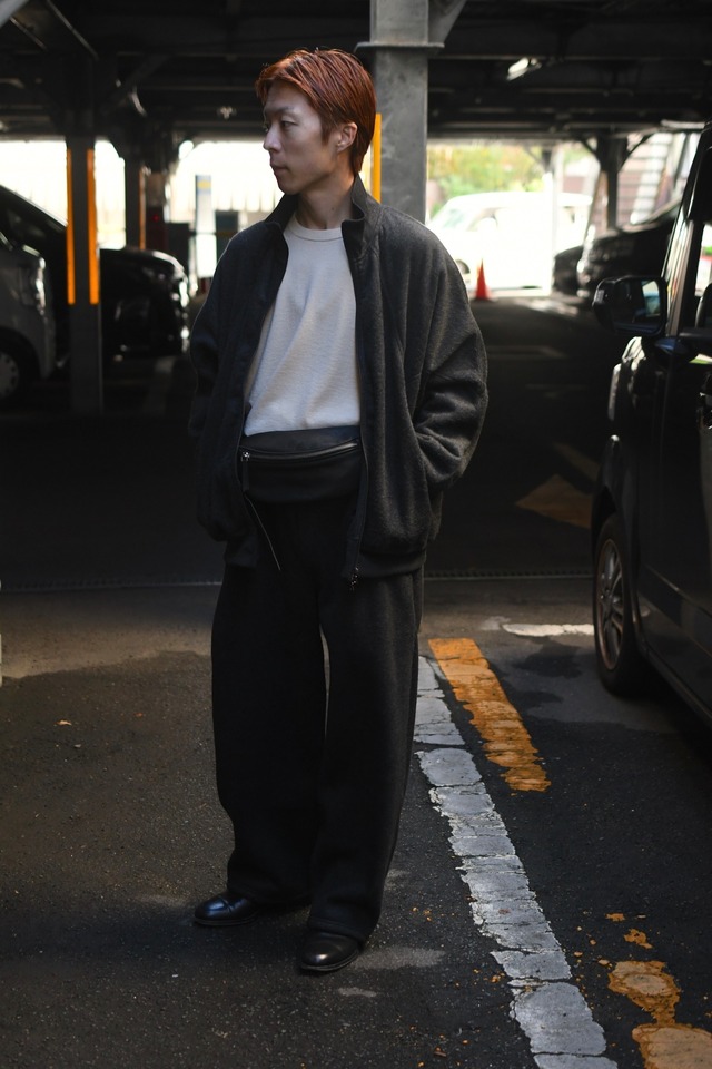 blurhms /  Pe/Silk Fleece Track Jacket (HeatherBlack)