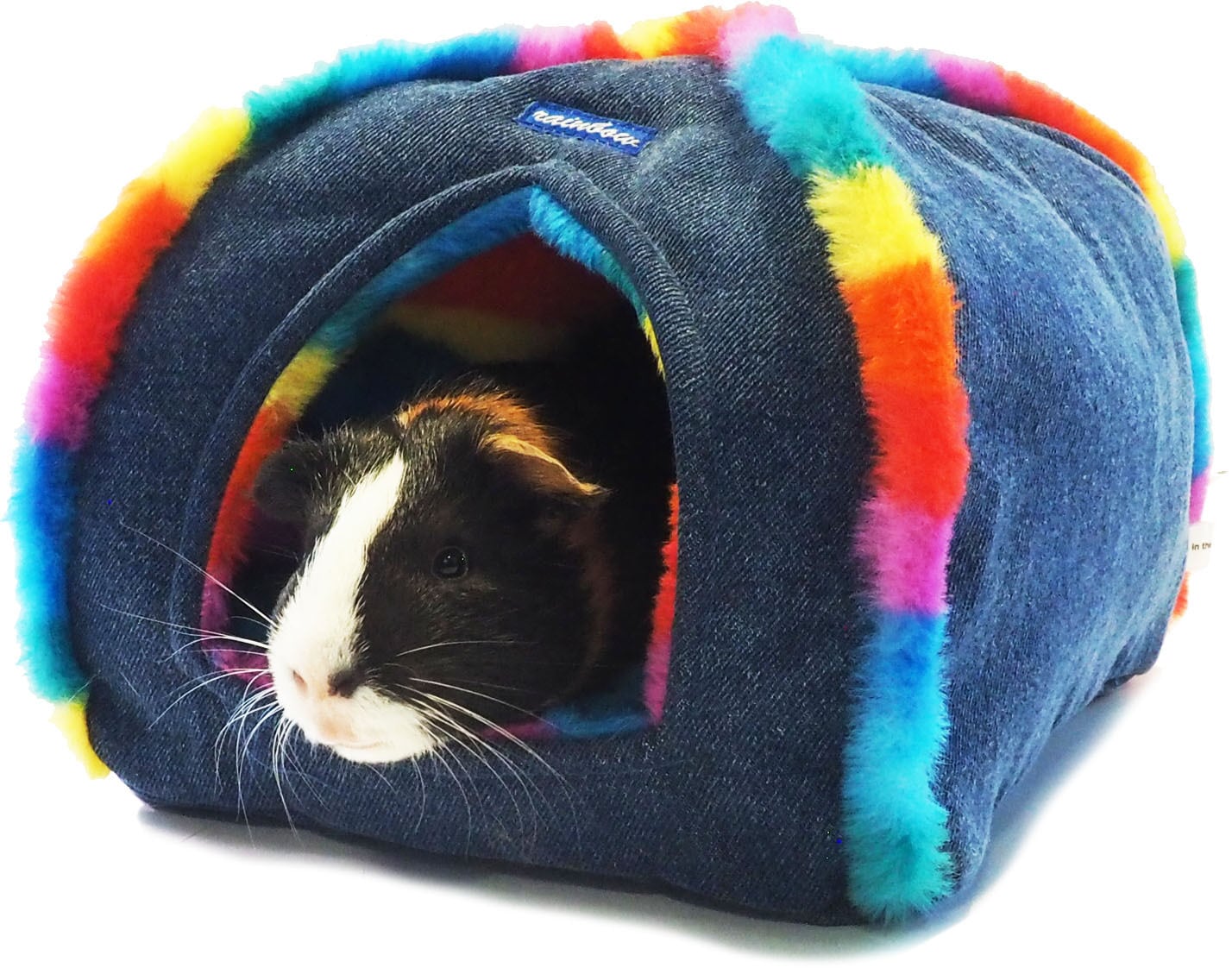 【フェレット】【小動物】 みんなのあったかテントハウス デニムレインボー