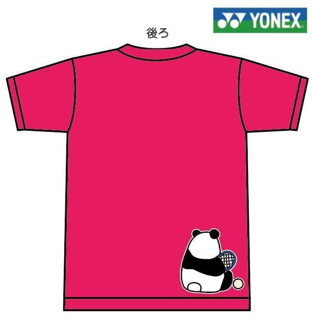 YONEX(ヨネックス) ドライ Tシャツ ソフトテニス 【パンダ 休憩中