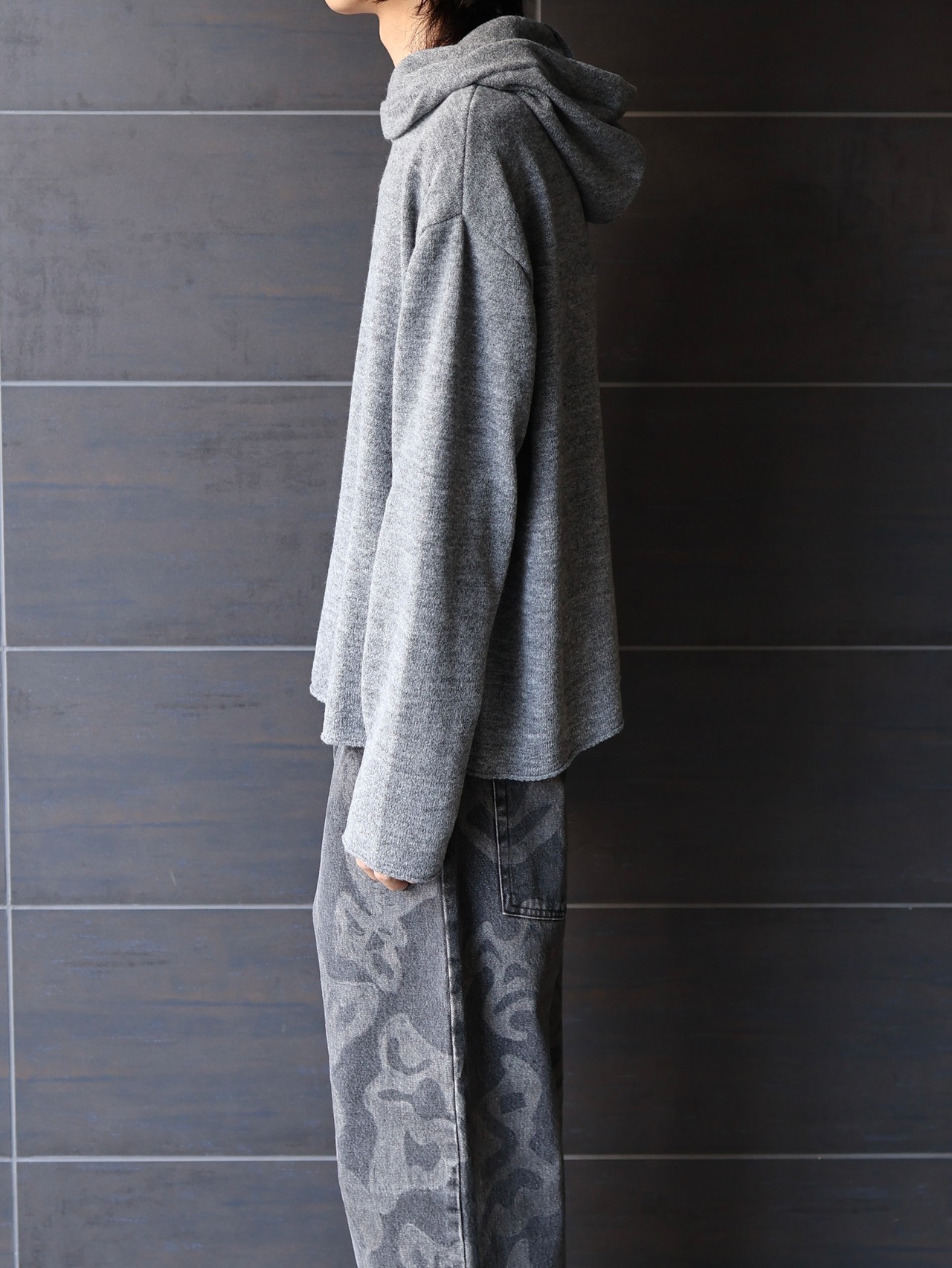【26aw/ROLDSKOV】rambo hoodie light grey