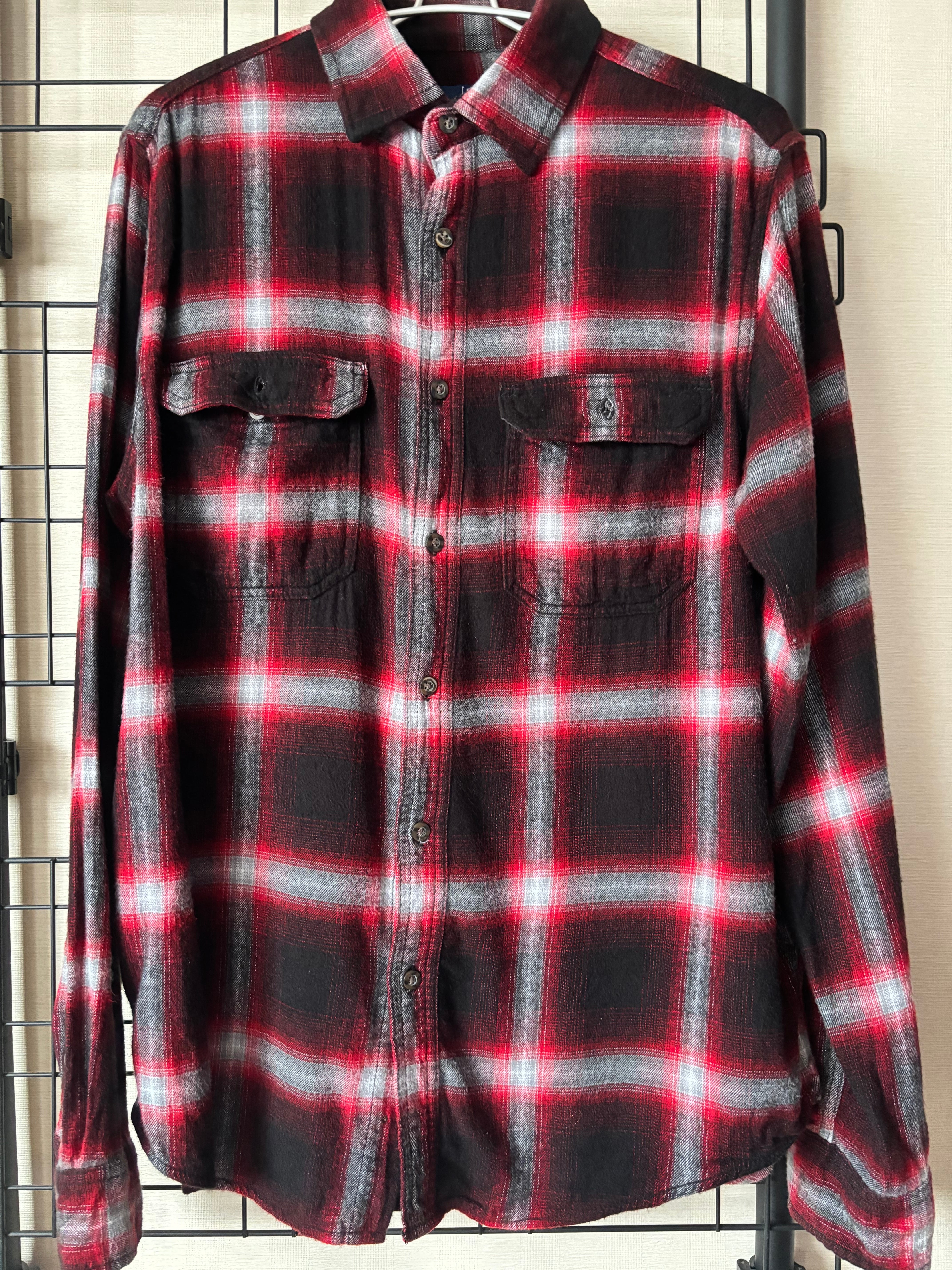 60s TOWNCRAFT Ombre Check Rayon Shirt 60年代 タウンクラフト