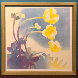 【水野朋子】 原画「シュウメイギク/Anemone」