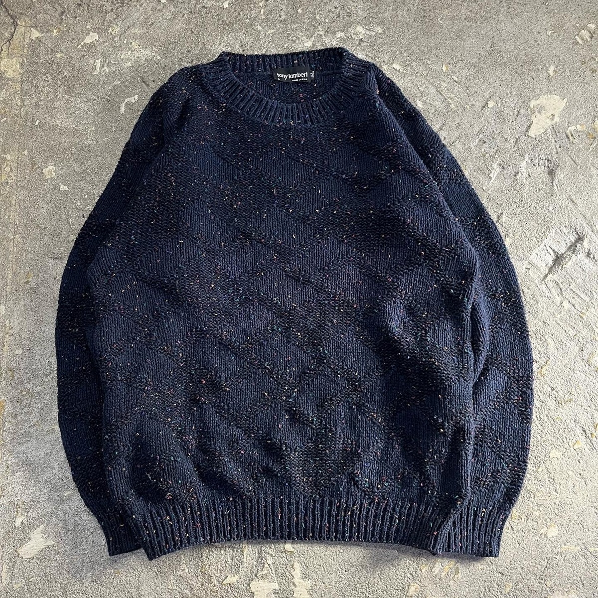 old Tony Lambert cotton nep knit | What