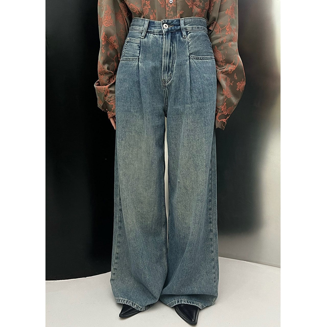 simpti 1Tuck Wide Denim simpti 1Tuck Wide Denim
