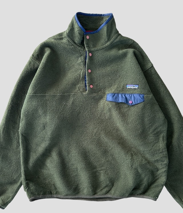 -Patagonia- Vintage 90-00s M Snap-T Fleece Pullover