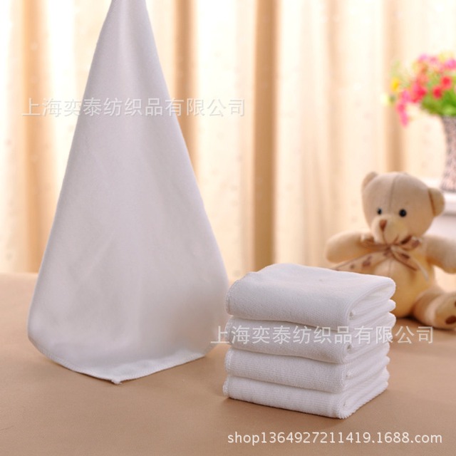 喜佳佳 超極細繊維 ホテル用タオル 30×30cm 白