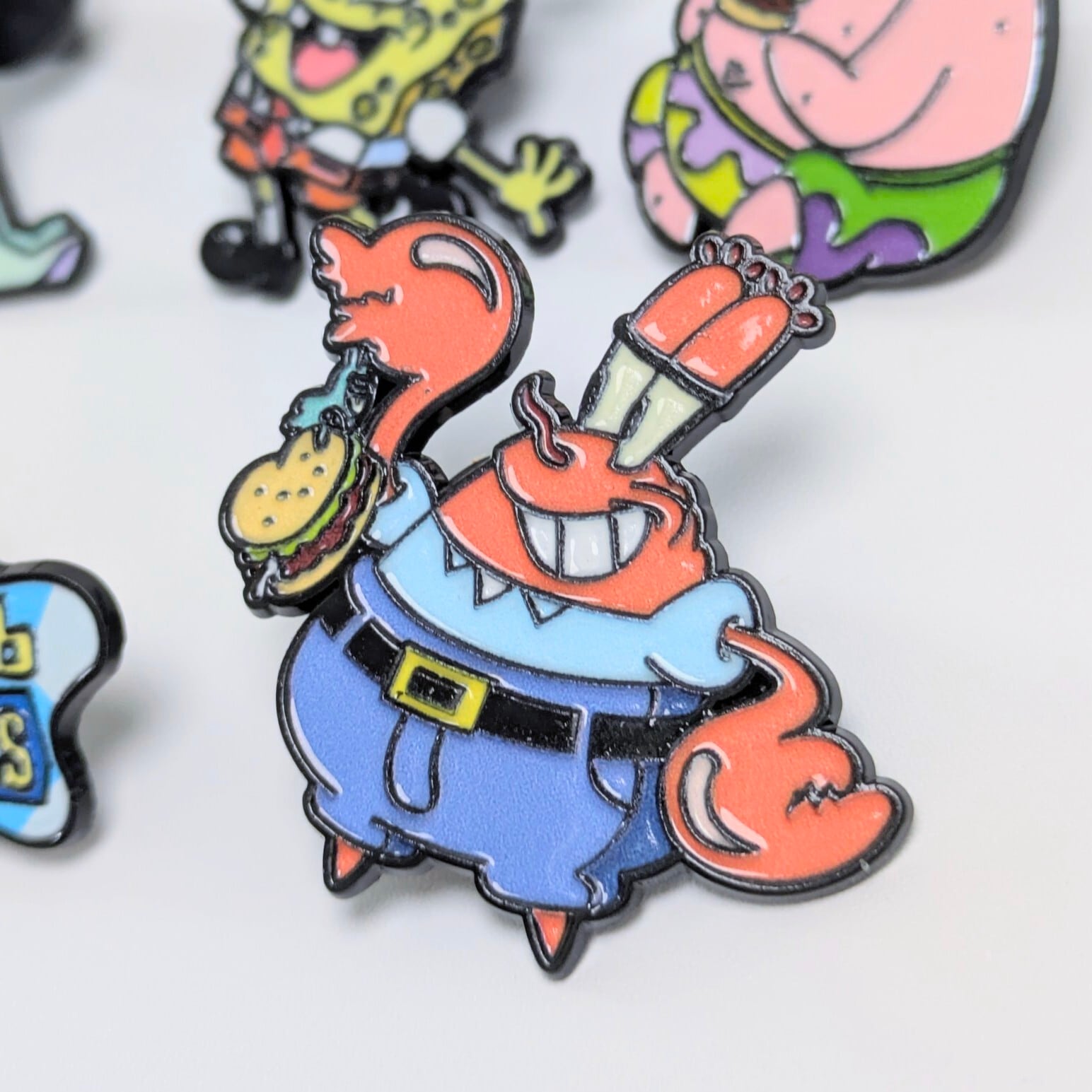 送料無料！ ★ピンズ PINS★ピンバッジ 【 SpongeBob SquarePants（スポンジボブ）】ピンズ 5Pセット / ピンバッジ / PINS〚アメリカン雑貨 アメトイ〛