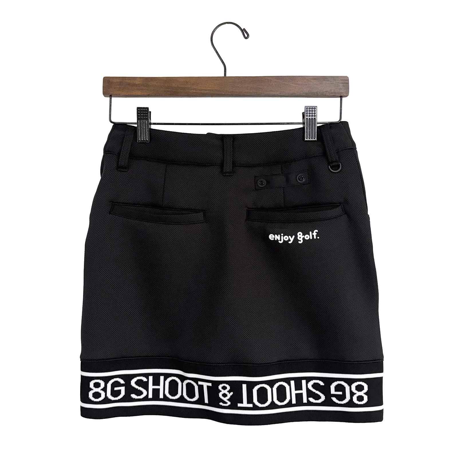 WOMEN'S】8G JACQUARD RIB SKIRT -BLACK- | 8G SHOOT WEBSTORE