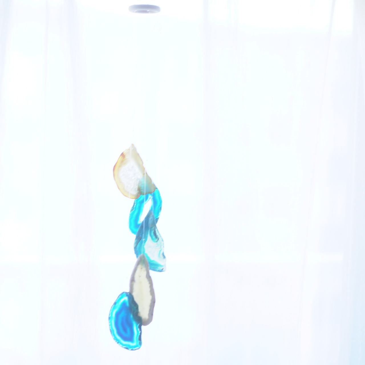 Summer Sea 02 - アゲートヒーリングチャイム / Agate Sun Catcher Wind Chime 817