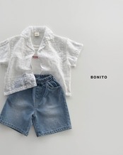 【取寄/韓国直送】BONITO 26/SM  see-through lace シャツ｜夏服｜韓国子供服