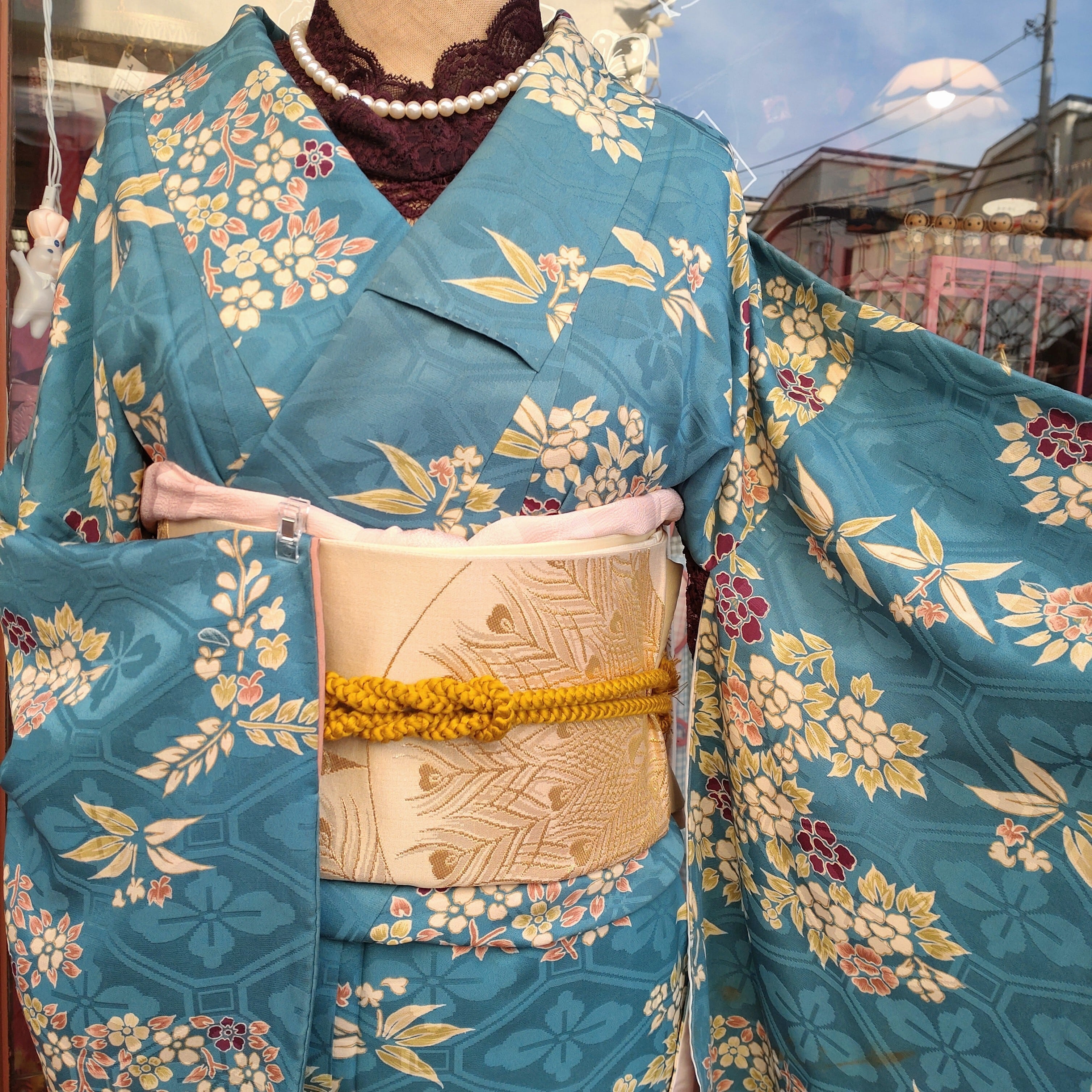 Blue & Red kimono | SUSELY