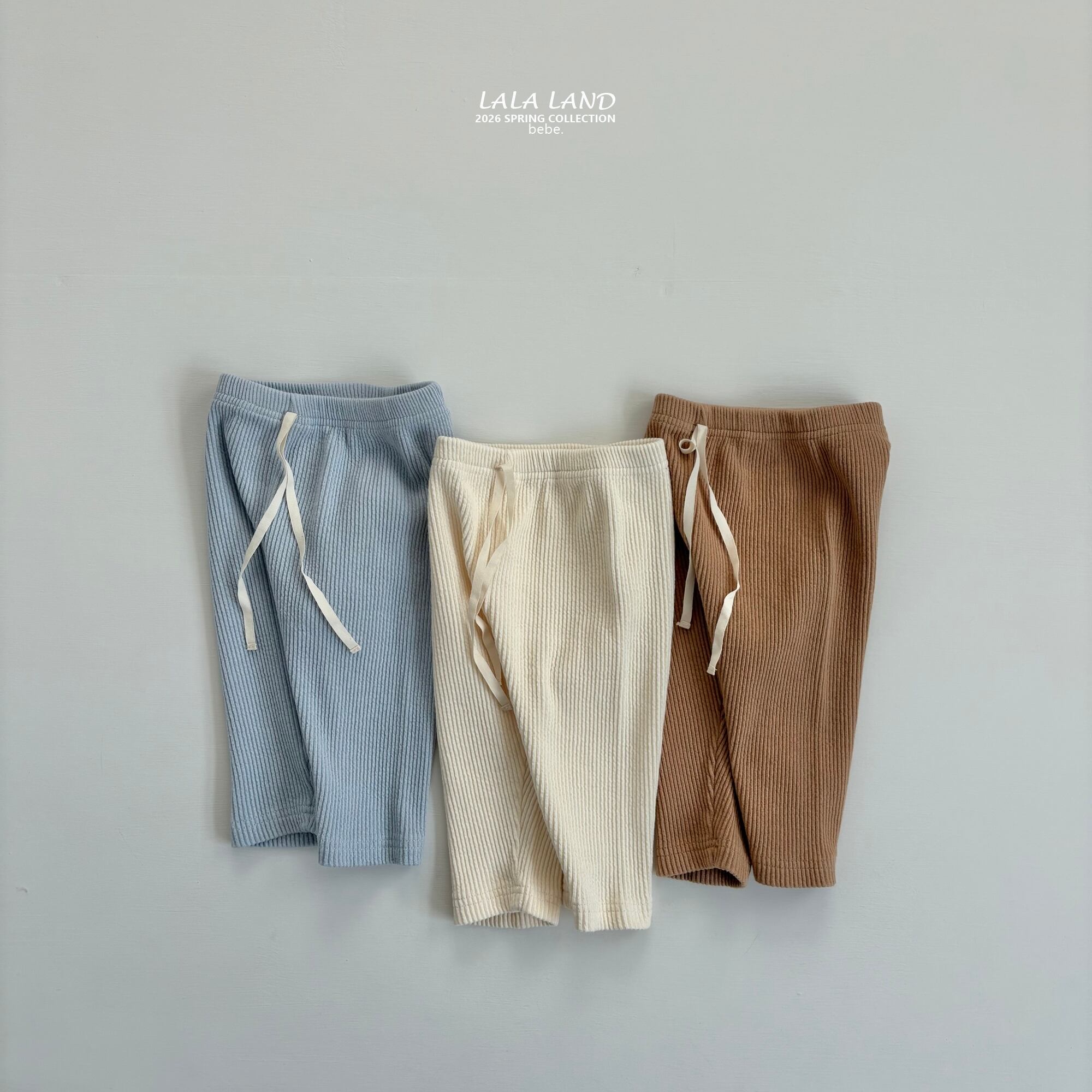 【予約】b. Stretch Ribbed Leggings