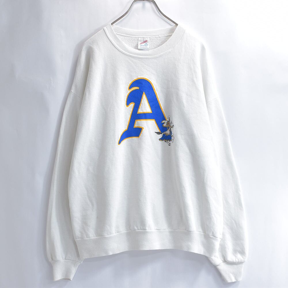 80s～ アメリカ製 JERZEES ジャージーズ プリント スウェットシャツ