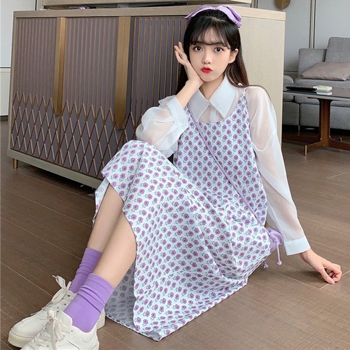 ✞ 花柄スリムロングノースリーブきれいめ☆ 長袖 スウィート ✞ゴスロリ SM ミリ 甘ロリ クラロリ 和ロリ エレガント 黒ロリ 姫ロリ 華ロリ BB-BB9883131
