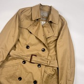 UNITED ARROWS A DAY IN THE LIFE ユナイテッドアローズ 裏ストライプ ベルト付き トレンチコート 38/ベージュ レディース