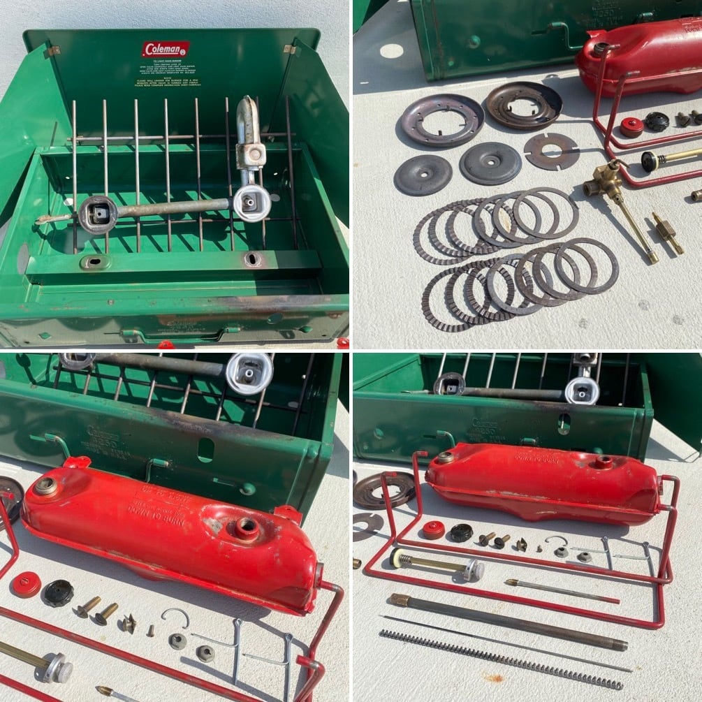 22【1965年-66年製造】コールマン ビンテージ ツーバーナー ストーブ
