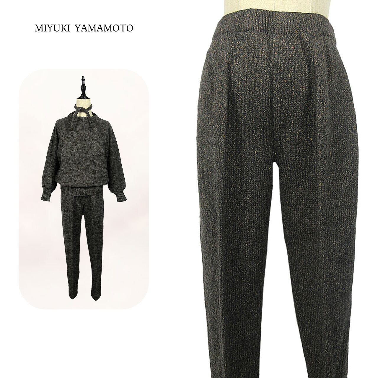 650 alpaca brown slim pants / アルパカ ブラウン スリム パンツ