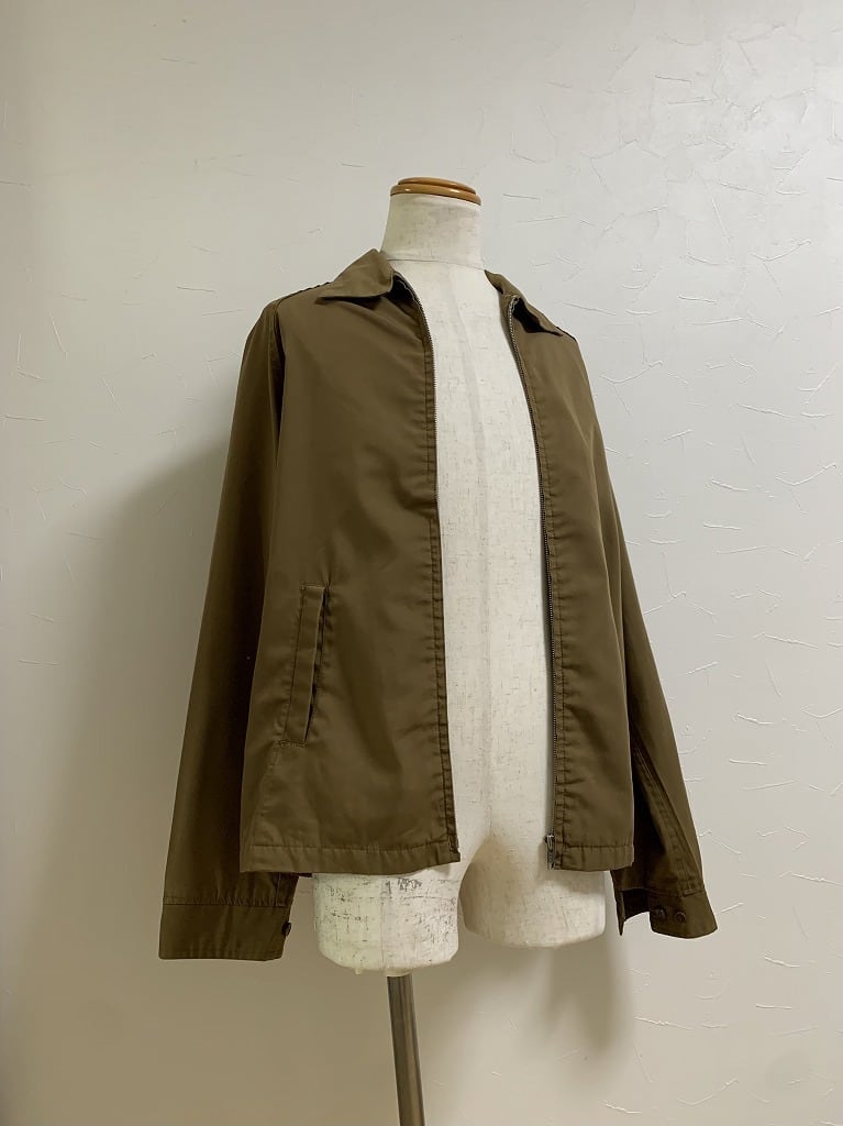 1970~80's Solid Color Zip-Up Jacket