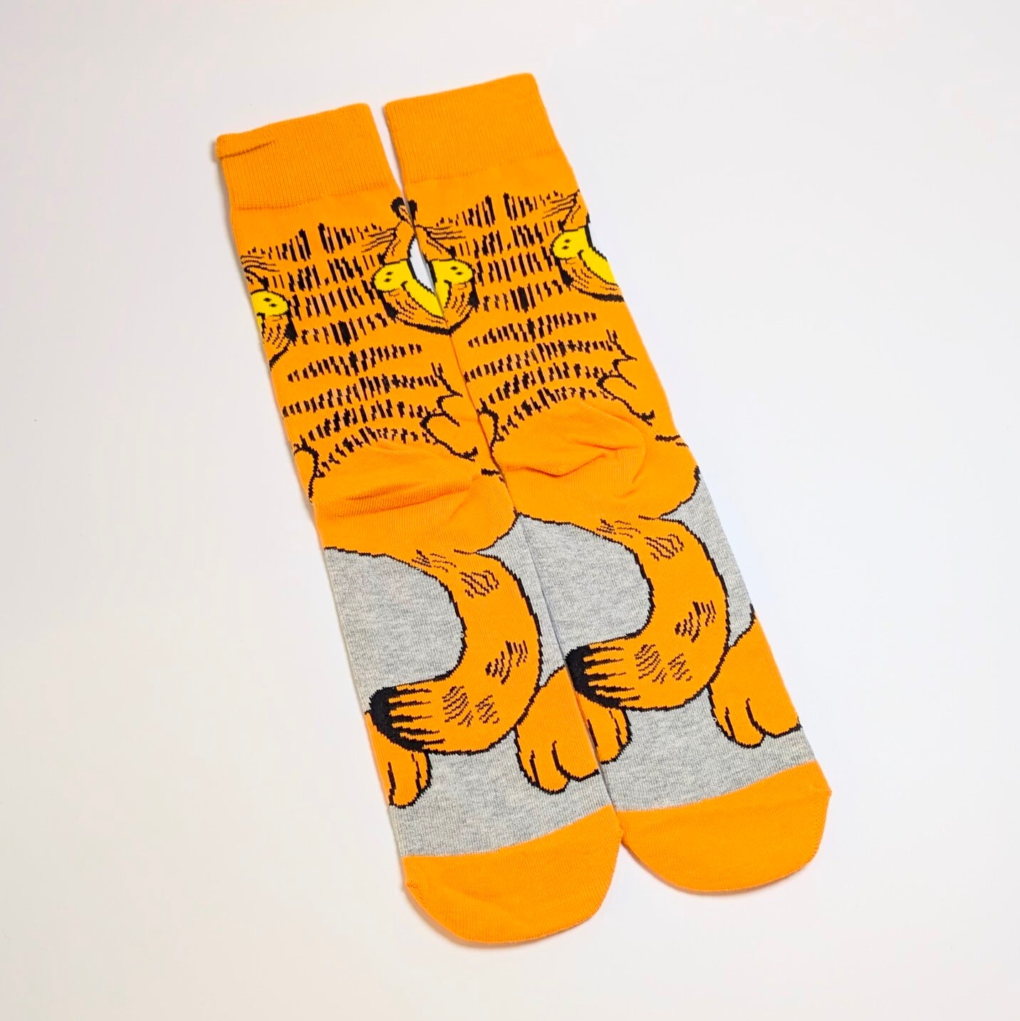【 crew socks / クルーソックス 】『 Garfield / ガーフィールド 』 靴下 / ソックス〚アメリカン雑貨 アメトイ〛